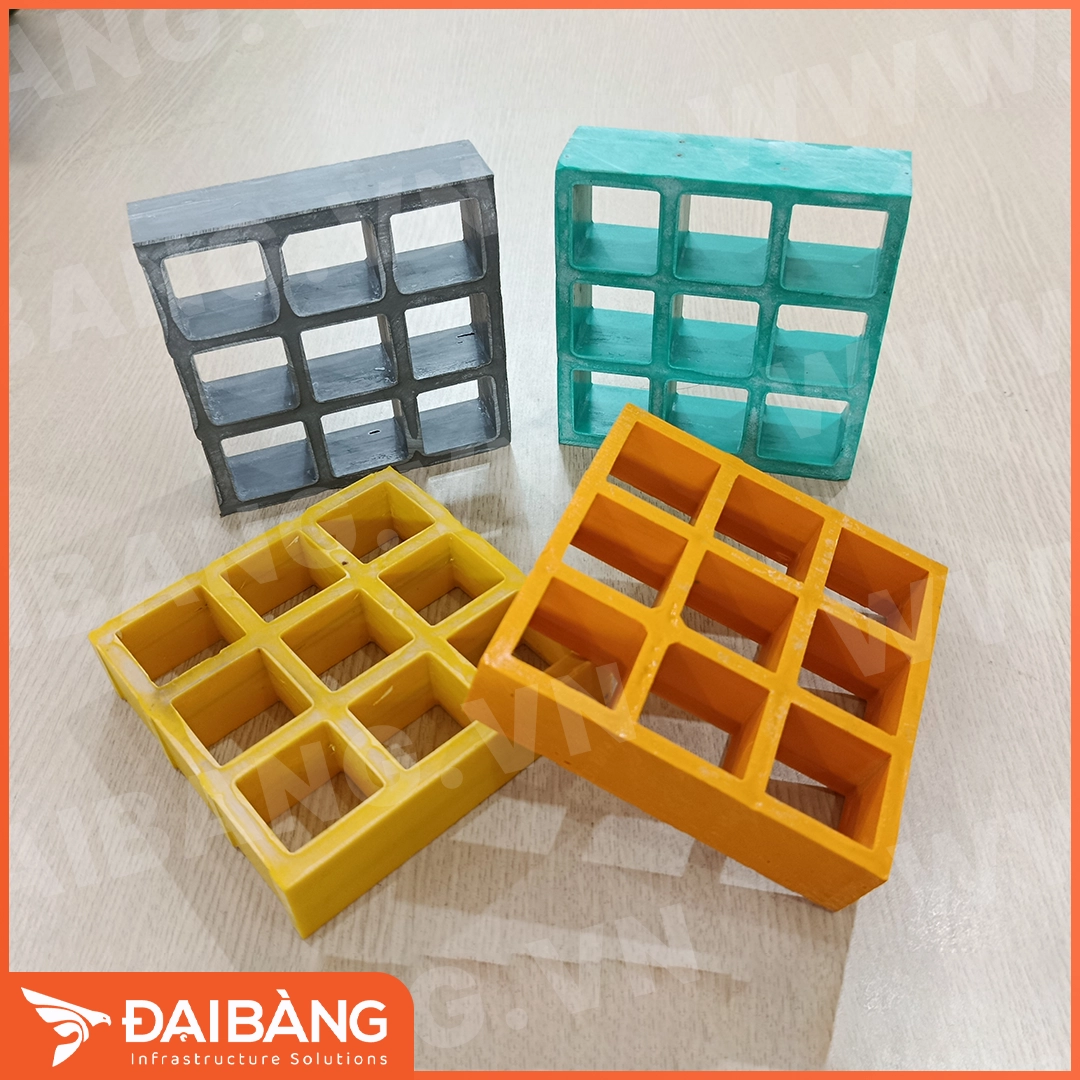 Tấm sàn FRP 1220x2440 | Mesh: 38x38x38 - Hạ tầng Đại Bàng Tấm sàn FRP 1220x2440 | Mesh: 38x38x38 - Ảnh 4