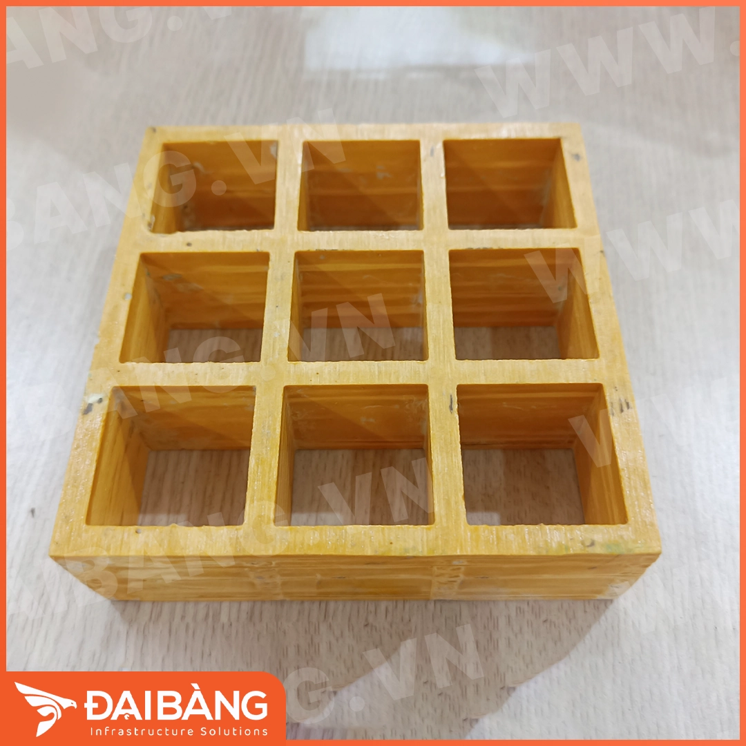 Tấm sàn FRP 1220x2440 Mesh: 38x38x50 - Hạ tầng Đại Bàng Tấm sàn FRP 1220x2440 Mesh: 38x38x50 - Ảnh 2