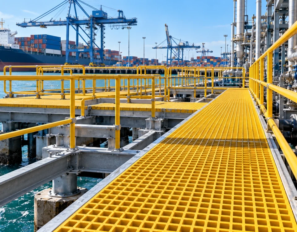 Tấm sàn FRP và sàn FRP Grating